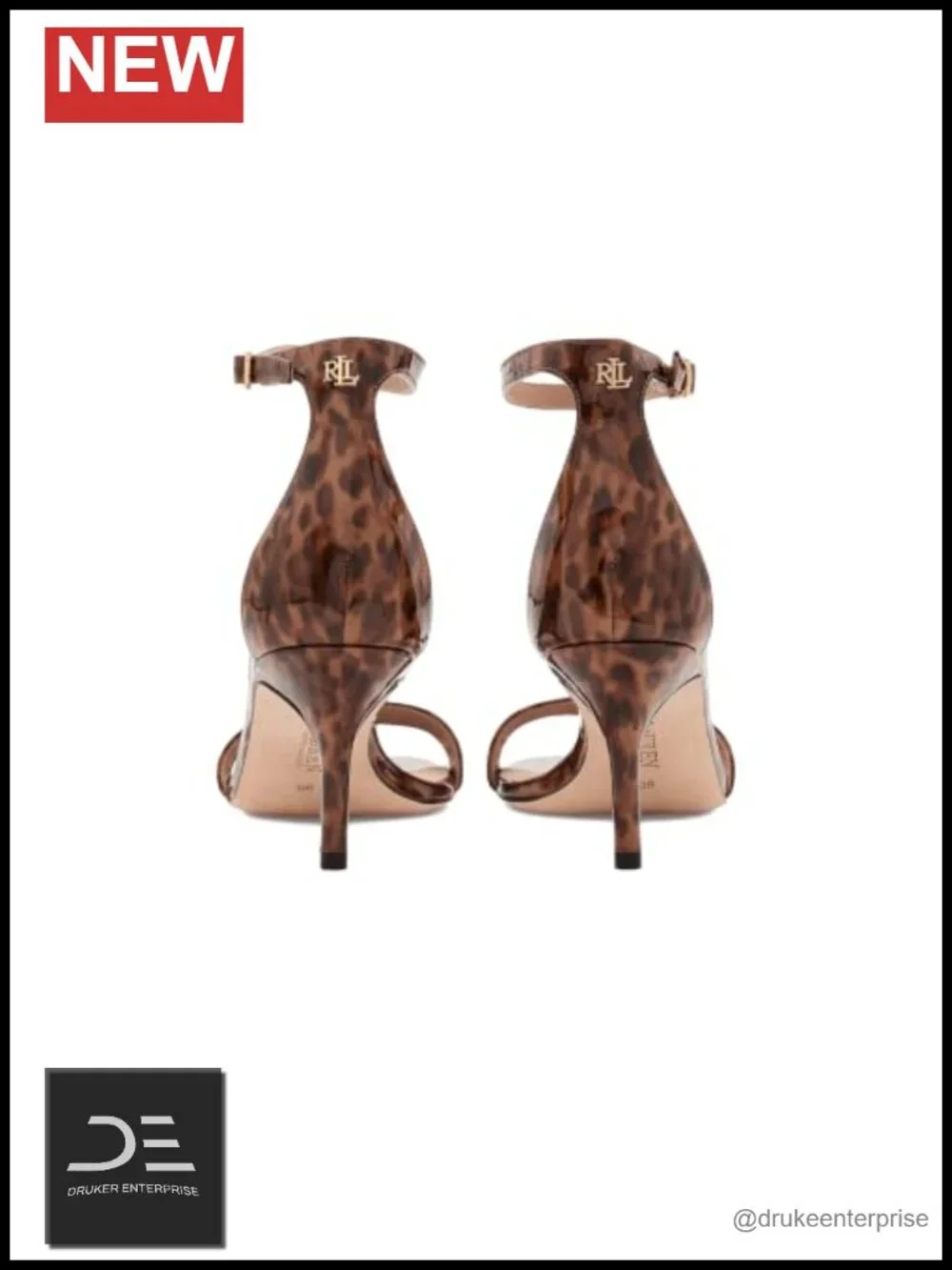 Lauren Ralph Lauren Allie Mid-heel Tortoiseshell Sandals